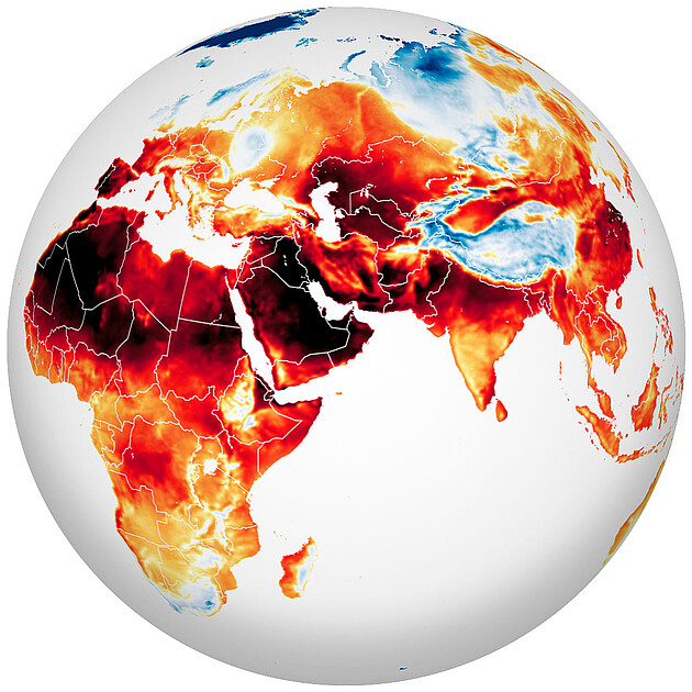Heatwaves and Fires Scorch Europe, Africa, and Asia (Quelle: https://earthobservatory.nasa.gov)